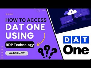 How to access DAT Load board through RDP technology? Why RDP is better than local access?