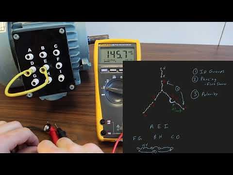 Wye Motor Lead ID - 9 Lead Dual Voltage