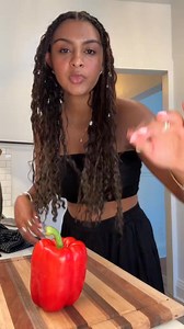 101 on cutting bell peppers #bellpepper #chopping | Aisha Ruperto