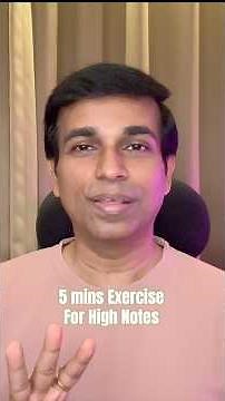5 Minutes Exercise For High Notes #highnotes #singingtips #openthroat