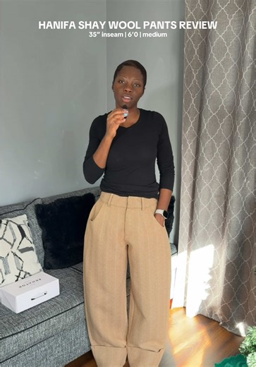 Hanifa Shay Wool Pants Review for Tall Girls