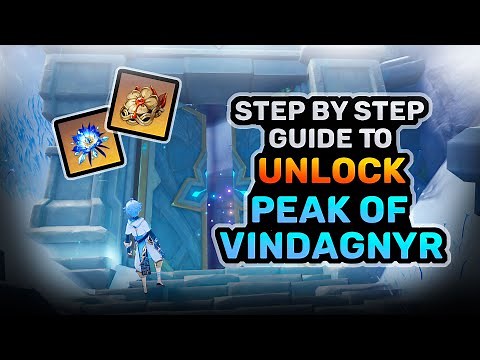 How to Unlock Peak of Vindagnyr!! - In the Mountains Quest Guide | Genshin Impact