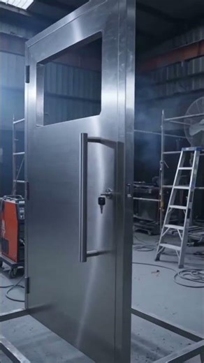 SteelKro: Industrial Stainless Steel Doors for Bakeries, Kitchens, Supermarkets, Hospitals.