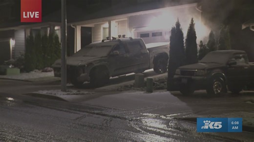Lowland snow hits Snohomish Co.