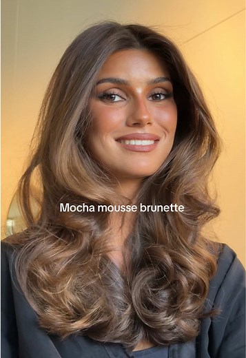 Healthy Hair Colour Ideas for Brunette Using No Bleach Highlights