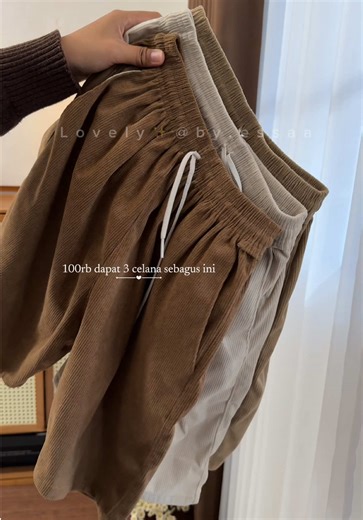 Bagus banget bahannya, jahitannya super rapih 🤎 #celanacorduroy #celanapendekcorduroy #celanaunisex #celanapendek #celanamurah