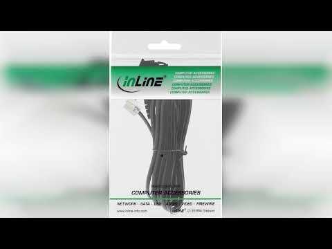 Review: InLine 18920A TAE-F cable, 6-pin/4-wire, for import, TAE-F plug to RJ11 plug, 20m