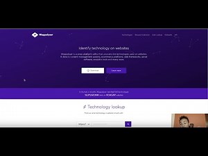 How to Identify technology on websites with Wappalyzer