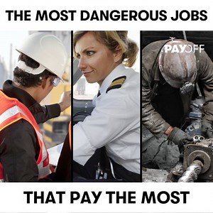 617K views · 443 reactions | Here are the most dangerous jobs that pay the most. Are they worth the risk? | Mic | Facebook