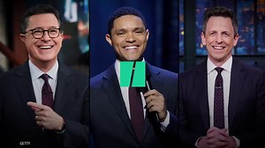 These late-night hosts took on President Donald Trump’s national emergency flub. | HuffPost