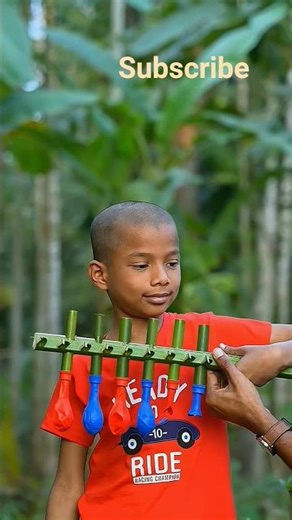 Six Colourful Balloons Toys with Bamboo Creations #Ideas #craft