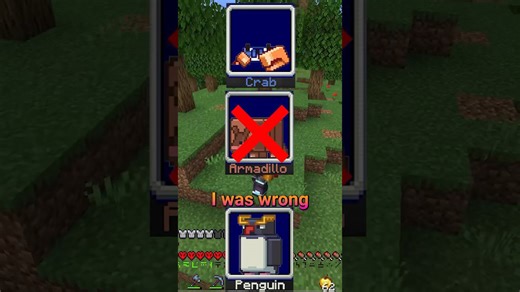 I was wrong about the mob vote! #minecraftmobvote #mobvote