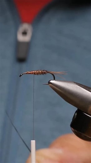 Here’s an awesome fly tying trick Tim Flagler showed us when tying a pheasant tail nymph that adds a little durability to the fly. What do you think? | Mad River Outfitters