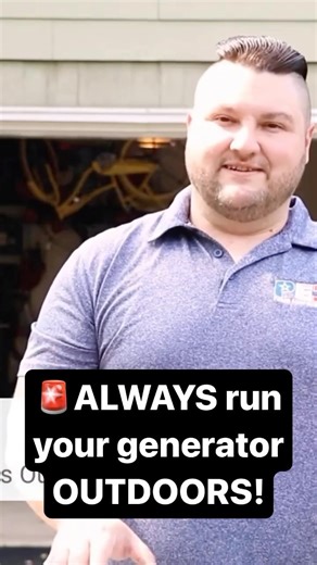 #1 generator safety rule: ALWAYS run your generator OUTDOORS! Do not run generators inside homes, garages, crawlspaces, basements, sheds, or similar areas, even when using fans or opening doors and windows for ventilation. Deadly levels of carbon monoxide can quickly build up in these spaces and can linger for hours, even after the generator has shut off. | Power Equipment Direct | Facebook