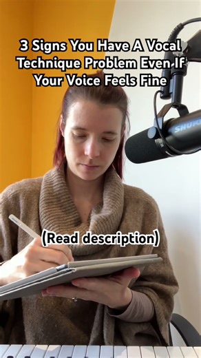 3 Signs You Have A Vocal Technique Problem Even If Your Voice Feels Fine