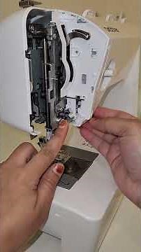 How to put slotted spring pin / Toothed spring pin back in sewing machine