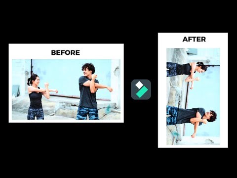 How to rotate an image on filmora