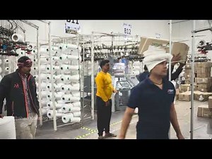 Circular Knitting Machine 🧶🪡Yarn Unloading 🧶