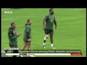 Springbok camp ahead of their dream Rugby World Cup final match against New Zealand