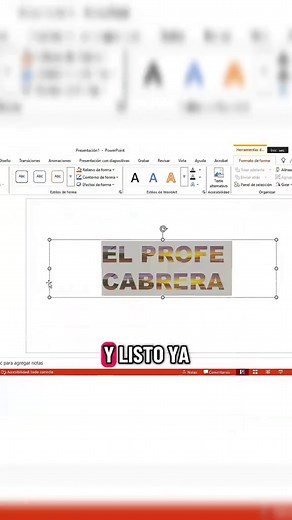 Cómo insertar una imagen en el texto en Powerpoint