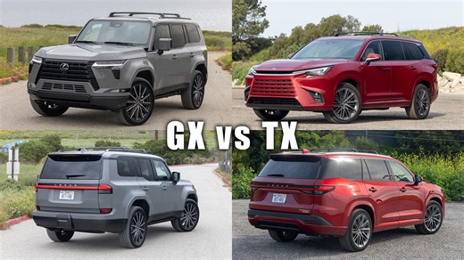 GX 550 vs TX 550: Best 3-Row Luxury Lexus Family Hauler