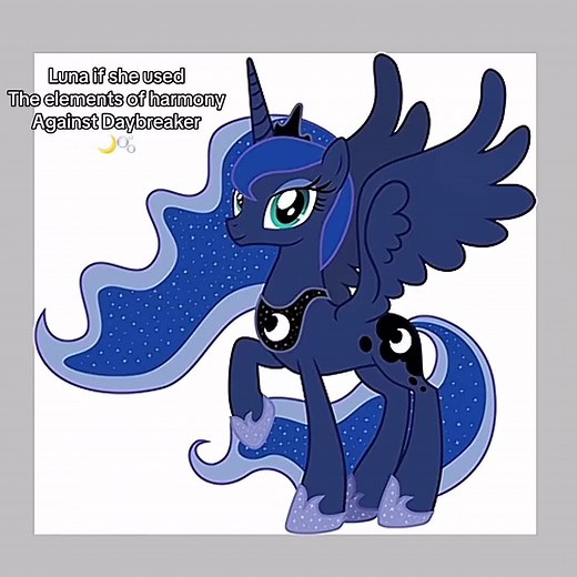 RAINBOW HAIR LOOK SO WEIRD ON HER #mlp #mylittlepony #luna #princessluna #mlpfandom #AU #nightmaremoon #daybreaker #pony #ibispaintx #mlpedit #mlpluna #fy #fyp #fypシ