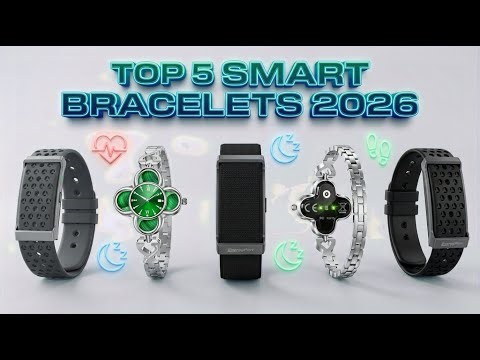 Top 5 Best Smart Bracelets 2026! (Fitness Tracker Review & Comparison)