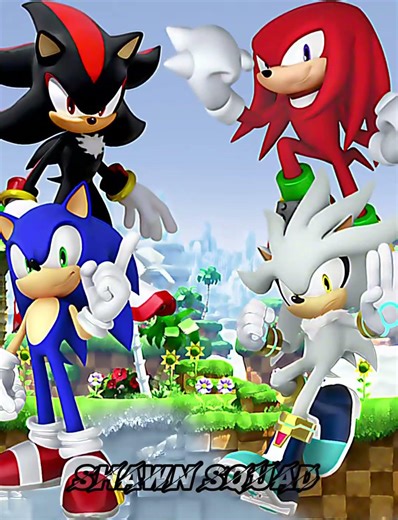 Sonic vs shadow vs silver vs knuckles (all froms)