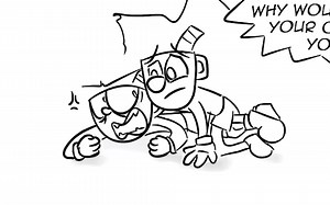 【茶杯头/Cuphead/漫配】狂怒的马克人 SAVAGE MUGMAN