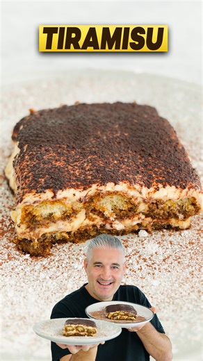 This is the tiramisù I grew up with 🤍 No baking. No cream. No shortcuts. Just bold espresso, silky mascarpone, delicate savoiardi and cocoa on top. Soft, balanced, and pure Italian comfort in every spoonful. I’ll show you how to make it the authentic Italian way, simple steps, perfect texture, and even better the next day. Get the full recipe here: https://www.vincenzosplate.com/best-tiramisu-recipe/ | Vincenzo's Plate
