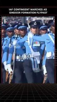#FirstpostNews: IAF Contingent Marches as Sindoor Formation Flypast | N18L