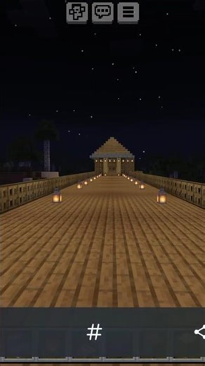 This Minecraft Bridge House spans the ravine in style! 🤩 ❤️ 😍 💖 ❣️ #minecraft