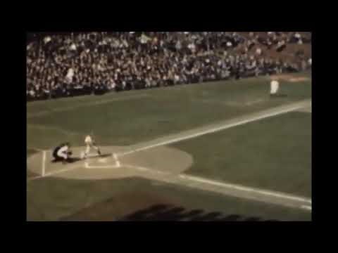 Oct. 8, 1940 World Series Game 7 Cincinnati Reds vs Detroit Tigers at Crosley Field (IN COLOR)