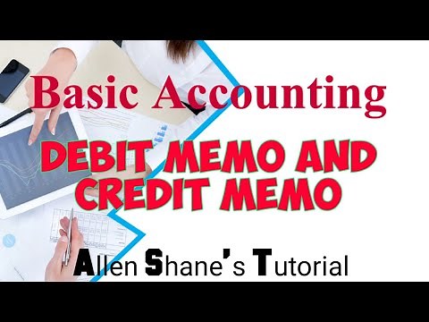 Basic Accounting: CREDIT MEMORANDUM and DEBIT MEMORANDUM
