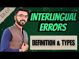 InterLingual Errors in Error Analysis (Urdu & Hindi)