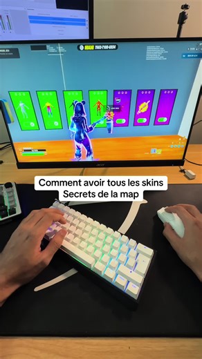 Tous les codes secrets de skin 😎