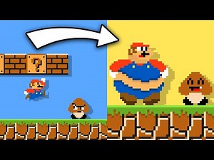 Mario, but Jumping makes him FAT?! - BTG Reacts to FUNNY Mario videos!