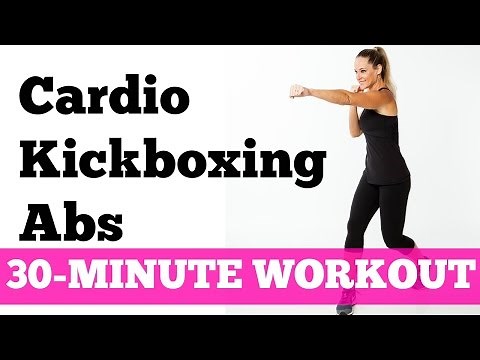 Abs Cardio Workout: 30-Minute Kickboxing Cardio Abs Full Length No Equipment