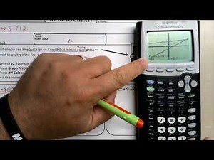 Algebraic Equations in your Calculator HOW TO CHEAT