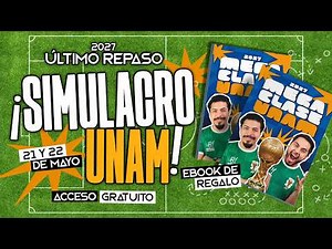 Examen Simulacro UNAM 2027: 160 reactivos del mismo nivel de dificultad - Parte 1