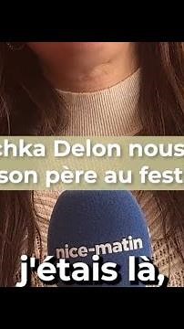 "La dernière fois que j'étais là, c'était avec lui" Anouchka Delon se confie, à l'occasion d...