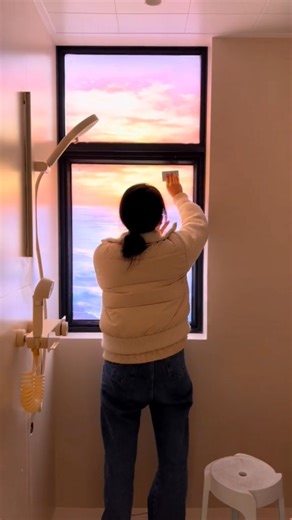 pvc vinyl roll privacy screen protector 😍 #homedecor #bathroom #interiordesign #shorts