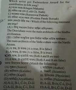 Which artist got Padmashree Award for the contribution in folk ... | Filo