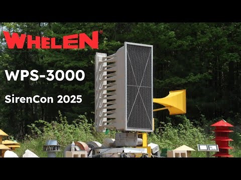 Analog Whelen WPS-3000 | All Signals | SirenCon 2025