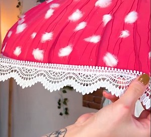 Umbrella glow-up! Turn it into a whimsical mushroom lamp! | 5-Minute Crafts
