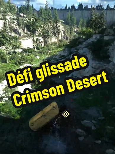 Défi glissade sur 50 mètres dans Crimson Desert