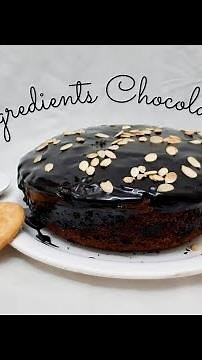 ONLY 4 Ingredients Chocolate Cake | How to Make Chocolate Cake | Eggless Chocolate Moist Cake Recipe