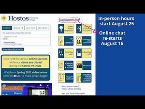 Fall 2021 Hostos Library orientation (older version)