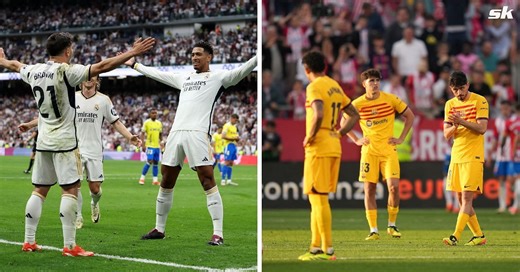 BREAKING: Real Madrid crowned La Liga champions after Barcelona suffer 4-2 defeat to Girona