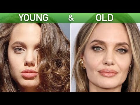 20 FAMOUS MOVIE STARS THEIR YOUNG AND OLD IMAGES. BEAUTIFUL AND HANDSOME ACTORS IN THE TIME MACHINE